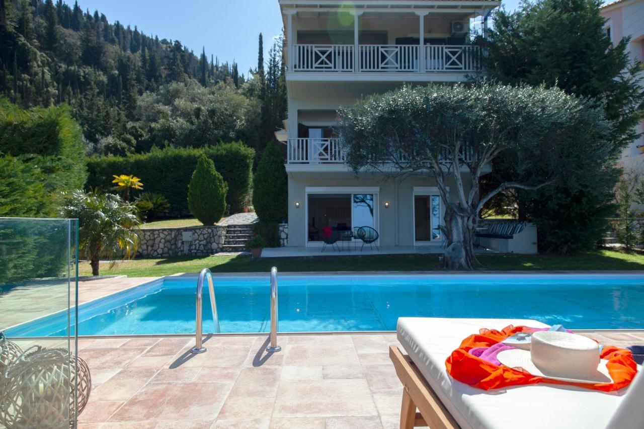 Villa Casa Azul With Private Pool Áyios Nikítas Exterior foto